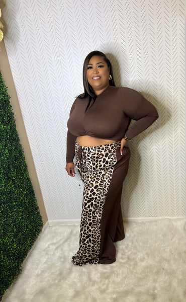 Her Leopard Set {Brown}