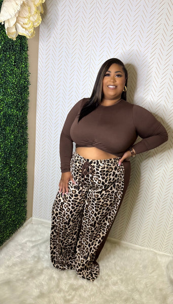 Her Leopard Set {Brown}