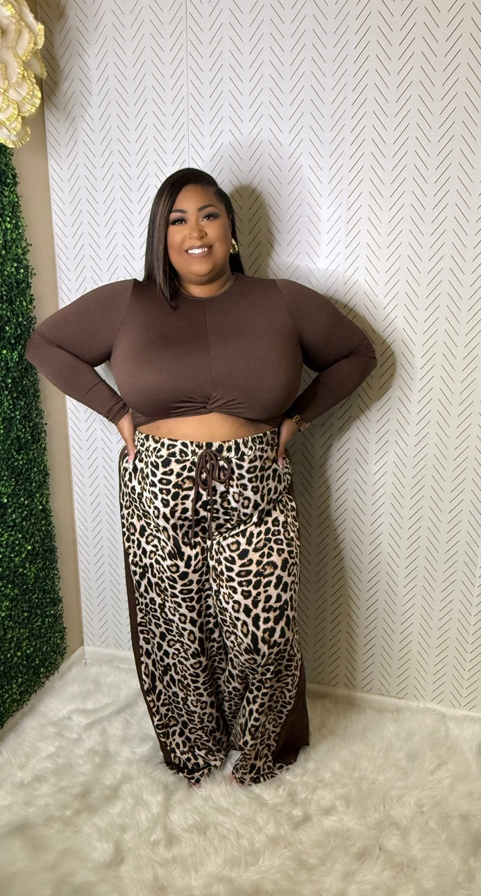 Her Leopard Set {Brown}