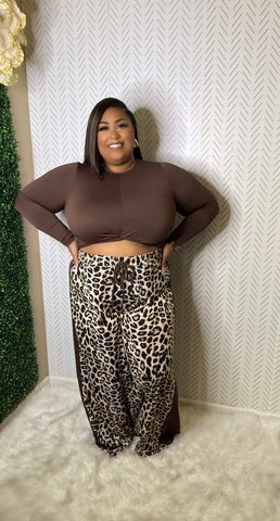 Her Leopard Set {Brown}