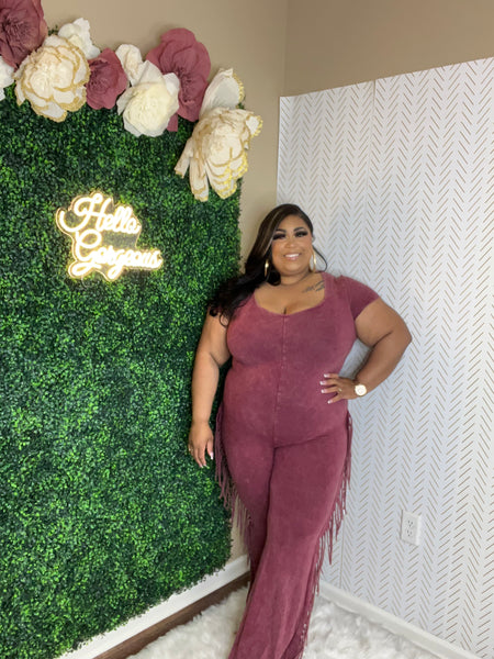 Jessica Jumpsuit [Burgundy]